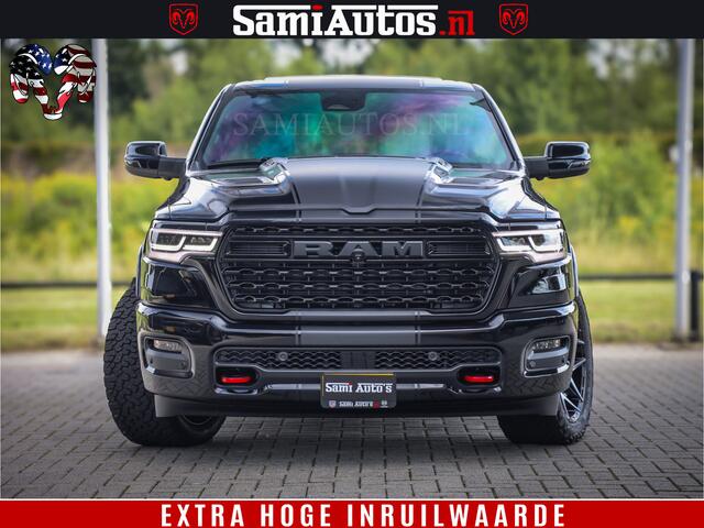 Dodge 1500 Ram Limited Night High Output 540HP 706Nm | Massage + Full Option | De Meest Luxe en Volle Pick-Up in zijn Klasse | Comfortabele Dubbele Cabine met Royale 5 Zitplaatsen | BPM vrij | Nu Leverbaar uit Voorraad | Voorraad Nr 2328 - 5157