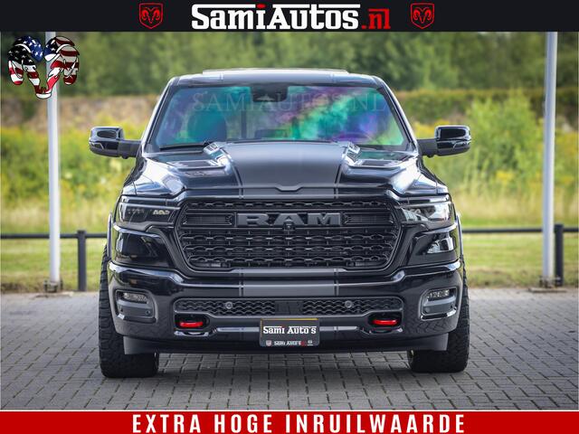 Dodge 1500 Ram Limited Night High Output 540HP 706Nm | Massage + Full Option | De Meest Luxe en Volle Pick-Up in zijn Klasse | Comfortabele Dubbele Cabine met Royale 5 Zitplaatsen | BPM vrij | Nu Leverbaar uit Voorraad | Voorraad Nr 2318 - 5415