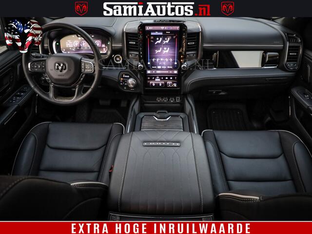 Dodge 1500 Ram Limited Night H.O 540HP 706Nm | Massage + Full Option | De Meest Luxe en Volle Pick-Up in zijn Klasse | Comfortabele Dubbele Cabine met Royale 5 Zitplaatsen | BPM vrij | Nu Leverbaar uit Voorraad | Voorraad Nr 2370 - 5411