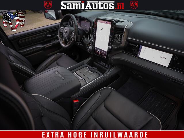 Dodge 1500 Ram Limited Night High Output 540HP 706Nm | Massage + Full Option | De Meest Luxe en Volle Pick-Up in zijn Klasse | Comfortabele Dubbele Cabine met Royale 5 Zitplaatsen | BPM vrij | Nu Leverbaar uit Voorraad | Voorraad Nr 2300 - 7689