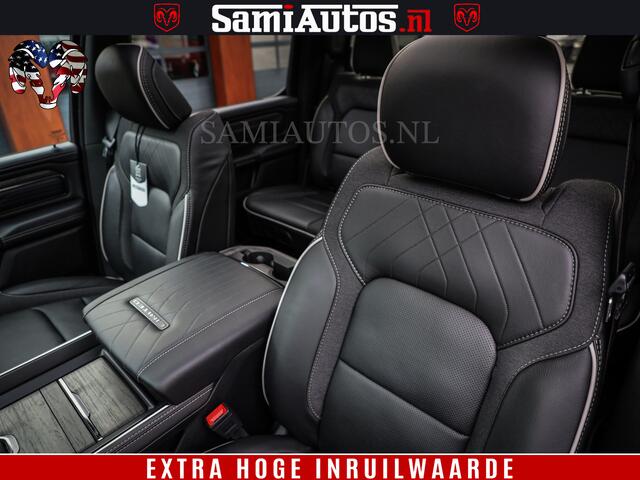 Dodge 1500 Ram Limited SPORT H.O 540HP 706Nm | Massage + Full Option | De Meest Luxe en Volle Pick-Up in zijn Klasse | Comfortabele Dubbele Cabine met Royale 5 Zitplaatsen | BPM vrij | Nu Leverbaar uit Voorraad | Voorraad Nr 2355 - 5149