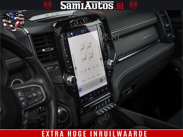 Dodge 1500 Ram LIMITED NIGHT | FEUL BLACK WHEELS | BOM VOL | 5.7 V8 4x4 | DUBBELE CABINE | MWK | XB9 | HUD | TOP STAAT