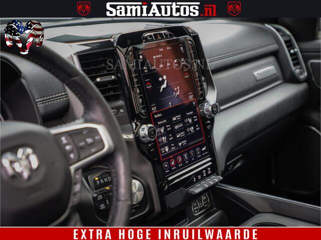 Dodge 1500 Ram BLACK EDITION | 4X4 5.7 V8 | PRINS LPG | CAMERA | APPLE CARPLAY | 3500KG | 22INCH NIGHT | FULL LED | ADAPTIVE CRUISE | MEMORY SEATS | LEDER | DUBBELE CABINE | CREWCAB