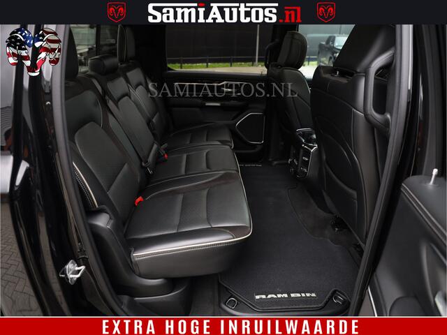 Dodge 1500 Ram BLACK EDITION | 4X4 5.7 V8 | PRINS LPG | CAMERA | APPLE CARPLAY | 3500KG | 22INCH NIGHT | FULL LED | ADAPTIVE CRUISE | MEMORY SEATS | LEDER | DUBBELE CABINE | CREWCAB