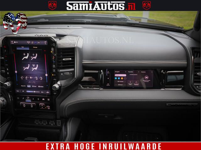 Dodge 1500 Ram Limited Demo Night High Output 540HP 706Nm | Massage + Full Option | De Meest Luxe en Volle Pick-Up in zijn Klasse | Comfortabele Dubbele Cabine met Royale 5 Zitplaatsen | BPM vrij | Nu Leverbaar uit Voorraad | Voorraad Nr 2263 - V76JVF
