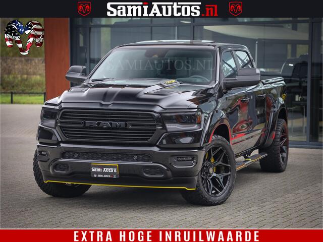 Dodge 1500 RAM GT EDITION | TRX PACK | VIRTUAL COCKPIT | HEAD-UP | ADAPTIVE CRUISE | 360 CAMERA | 5.7 HEMI V8 402PK | 4X4 | Comfortabele Dubbele Cabine met Royale 5 Zitplaatsen | BPM vrij | Nu Leverbaar uit Voorraad | Voorraad Nr 2437