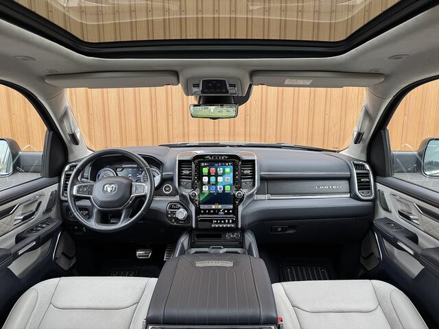 Dodge 1500 Ram 5.7 V8 4x4 Crew Cab Limited | Luchtvering | LPG | Harman/Kardon | Panoramadak | 22" Lichtmetaal | Stoelventilatie / verwarming | Stuurwielverwarming | 360° Camera | Spiegel Camera |