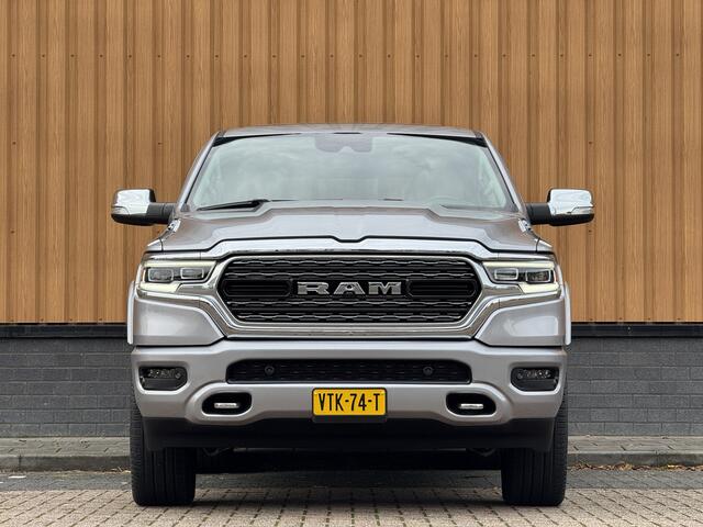 Dodge 1500 Ram 5.7 V8 4x4 Crew Cab Limited | Luchtvering | LPG | Harman/Kardon | Panoramadak | 22" Lichtmetaal | Stoelventilatie / verwarming | Stuurwielverwarming | 360° Camera | Spiegel Camera |