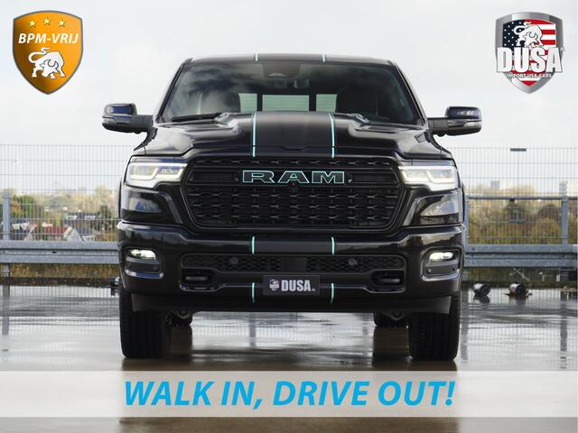 Dodge 1500 RAM | | Limited | 3.0L Twin-Turbo I6 | High Output | BPM-VRIJ | Passenger Display | 14,4 Touch Screen | RAMBOX Getoonde accessoires zijn verkrijgbaar tegen meerprijs