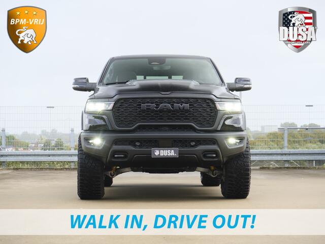 Dodge 1500 RAM | | Rebel | Night | 4x4 | Crew Cab | 3.0L Twin-turbo I6 | BPM-VRIJ | LPG | 10,2 inch Passenger Screen | Harman Kardon | Getoonde accessoires zijn verkrijgbaar tegen meerprijs