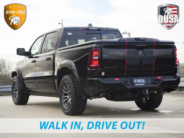 Dodge 1500 RAM | | Laramie | Premium Night | 3.0L I6 Hurricane | 4X4 | BPM-VRIJ | BPM-VRIJ | Niveau regeling | Passenger Display | Getoonde accessoires zijn verkrijgbaar tegen meerprijs