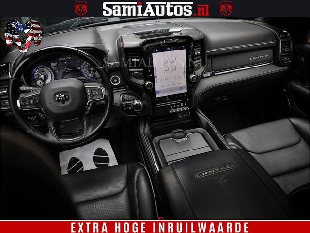 Dodge 1500 Ram LIMITED NIGHT | FEUL BLACK WHEELS | BOM VOL | 5.7 V8 4x4 | DUBBELE CABINE | MWK | XB9 | HUD | TOP STAAT