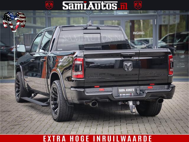 Dodge 1500 Ram LIMITED NIGHT | FEUL BLACK WHEELS | BOM VOL | 5.7 V8 4x4 | DUBBELE CABINE | MWK | XB9 | HUD | TOP STAAT