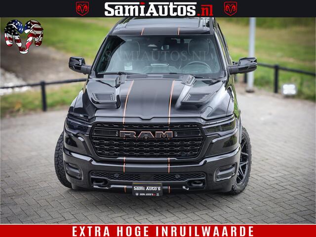 Dodge 1500 Ram Limited SPORT H.O 540HP 706Nm | Massage + Full Option | De Meest Luxe en Volle Pick-Up in zijn Klasse | Comfortabele Dubbele Cabine met Royale 5 Zitplaatsen | BPM vrij | Nu Leverbaar uit Voorraad | Voorraad Nr 2331