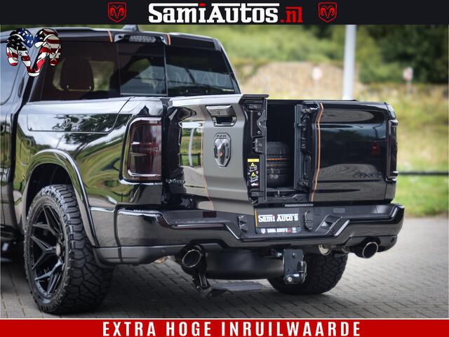 Dodge 1500 Ram Limited SPORT H.O 540HP 706Nm | Massage + Full Option | De Meest Luxe en Volle Pick-Up in zijn Klasse | Comfortabele Dubbele Cabine met Royale 5 Zitplaatsen | BPM vrij | Nu Leverbaar uit Voorraad | Voorraad Nr 2331