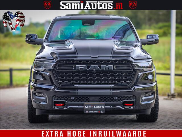 Dodge 1500 Ram Limited Night High Output 540HP 706Nm | Massage + Full Option | De Meest Luxe en Volle Pick-Up in zijn Klasse | Comfortabele Dubbele Cabine met Royale 5 Zitplaatsen | BPM vrij | Nu Leverbaar uit Voorraad | Voorraad Nr 2326 - 5169