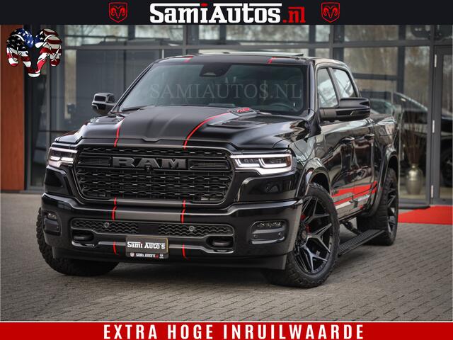 Dodge 1500 Ram 540 PK Limited High Output 706Nm | Massage + Full Option | De Meest Luxe en Volle Pick-Up in zijn Klasse | Comfortabele Dubbele Cabine met Royale 5 Zitplaatsen | HULK PACK MEERPRIJS | Voorraad Nr 2333 - 5129