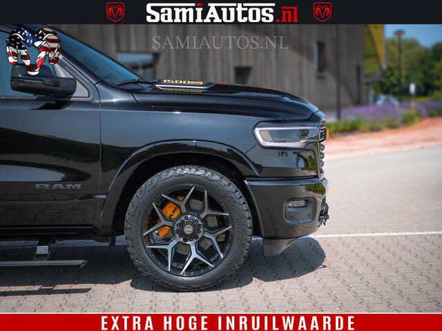 Dodge 1500 Ram Limited Night H.O 540HP 706Nm | Massage + Full Option | De Meest Luxe en Volle Pick-Up in zijn Klasse | Comfortabele Dubbele Cabine met Royale 5 Zitplaatsen | BPM vrij | Nu Leverbaar uit Voorraad | Voorraad Nr 2353 - 5412