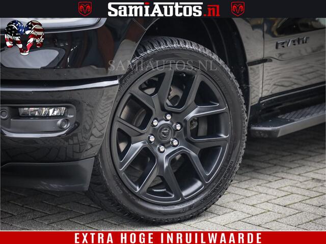 Dodge 1500 Ram SPORT BLACK EDITION | 4X4 5.7 V8 | VOL OPTIES | 360 CAMERA | APPLE CARPLAY | 3500KG | 22INCH NIGHT | FULL LED | ADAPTIVE CRUISE | MEMORY SEATS | LEDER | DUBBELE CABINE | CREWCAB
