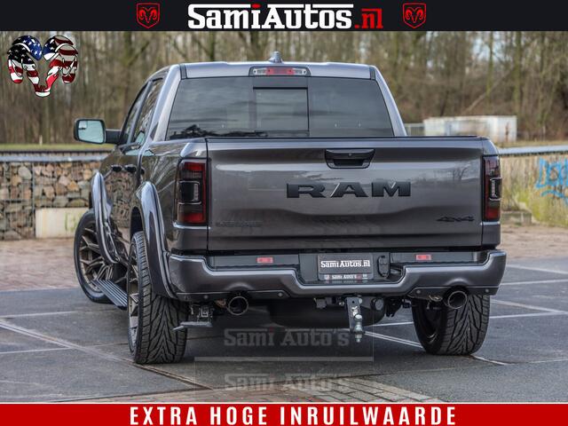 Dodge 1500 Ram Laramie Sport 5.7 V8 HEMI 402PK 4x4 | Panorama dak | 12' Scherm |Granite Crystal Metallic | Crew Cab | 5 Persoons | Dubbele Cabine | DC | VOORRAAD NR 2524 - 41249 |