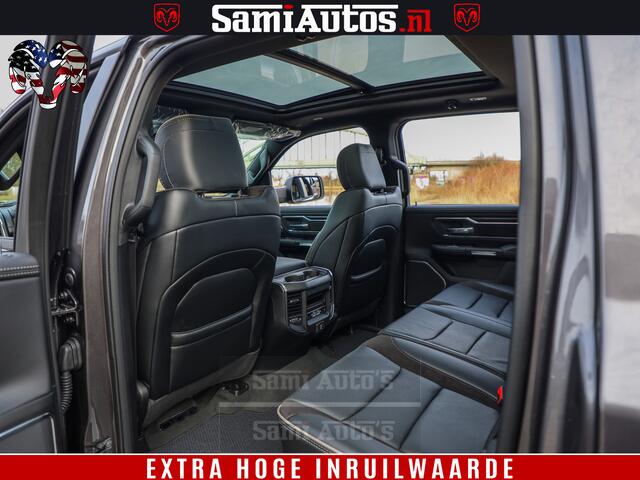 Dodge 1500 Ram Laramie Sport 5.7 V8 HEMI 402PK 4x4 | Panorama dak | 12' Scherm |Granite Crystal Metallic | Crew Cab | 5 Persoons | Dubbele Cabine | DC | VOORRAAD NR 2524 - 41249 |