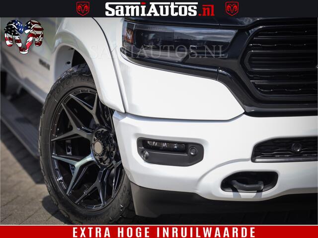 Dodge 1500 Ram Limited Night | 5.7 V8 Hemi Full Option | Comfortabele Dubbele Cabine met Royale 5 Zitplaatsen | De Meest Luxe en Volle Pick-Up in zijn Klasse | BPM vrij | Nu Leverbaar uit Voorraad | Voorraad Nr v45lpr