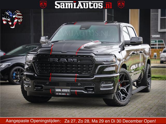 Dodge 1500 Ram Limited Night High Output 540HP 706Nm | Massage + Full Option | De Meest Luxe en Volle Pick-Up in zijn Klasse | Comfortabele Dubbele Cabine met Royale 5 Zitplaatsen | BPM vrij | Nu Leverbaar uit Voorraad | Voorraad Nr 2324 - 5142