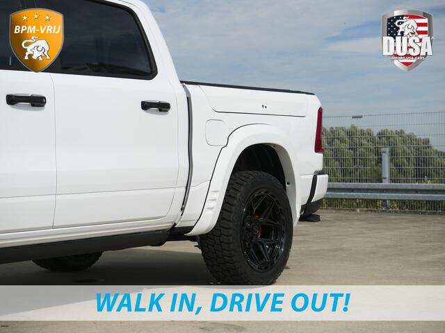 Dodge 1500 RAM | | Limited | Night | 3.0L Twin-Turbo I6 | High Output | | Passenger Display | 14,4 Touch Screen | Harman Kardon | RAMBOX Getoonde accessoires zijn verkrijgbaar tegen meerprijs