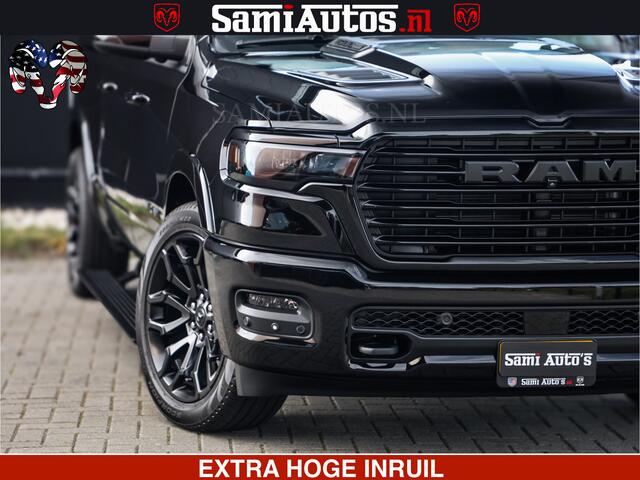 Dodge 1500 RAM Night Premium | Full Option | De Meest Luxe Pick-Up in zijn Klasse | Comfortabele Dubbele Cabine met Royale 5 Zitplaatsen | BPM vrij | Nu Leverbaar uit Voorraad | Voorraad Nr 2285 - 7648