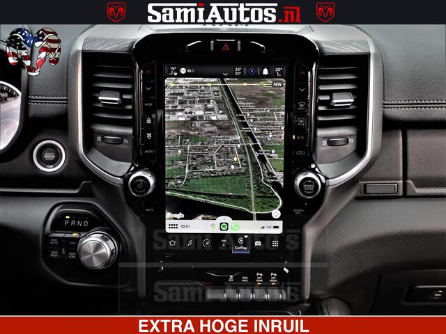 Dodge 1500 Ram LARAMIE SPORT | HEMI 5.7 V8 4x4 | LPG | Grootscherm 12" | LARAMIE PERFORMANCE | ZWART | CREWCAB 5'7 | GRIJSKENTEKEN | DUBBELE CABINE | 5 Persoons | VOORRAAD NR 2573 - 6545