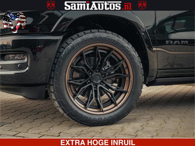 Dodge 1500 Ram Limited Night H.O 540HP 706Nm | Massage + Full Option | De Meest Luxe en Volle Pick-Up in zijn Klasse | Comfortabele Dubbele Cabine met Royale 5 Zitplaatsen | BPM vrij | Nu Leverbaar uit Voorraad | Voorraad Nr 2353 - 5412