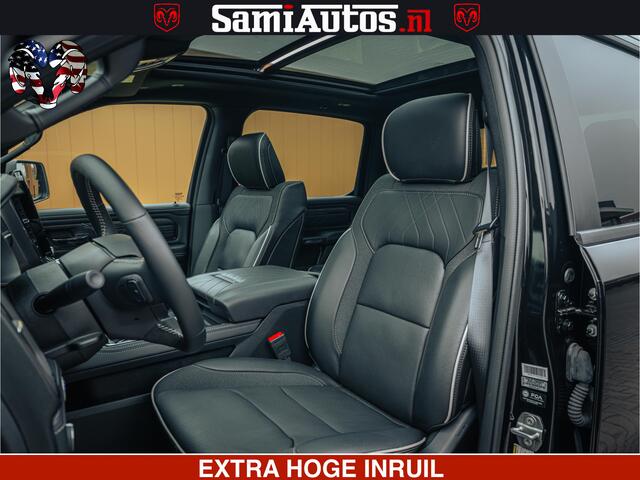 Dodge 1500 Ram Limited Night H.O 540HP 706Nm | Massage + Full Option | De Meest Luxe en Volle Pick-Up in zijn Klasse | Comfortabele Dubbele Cabine met Royale 5 Zitplaatsen | BPM vrij | Nu Leverbaar uit Voorraad | Voorraad Nr 2353 - 5412