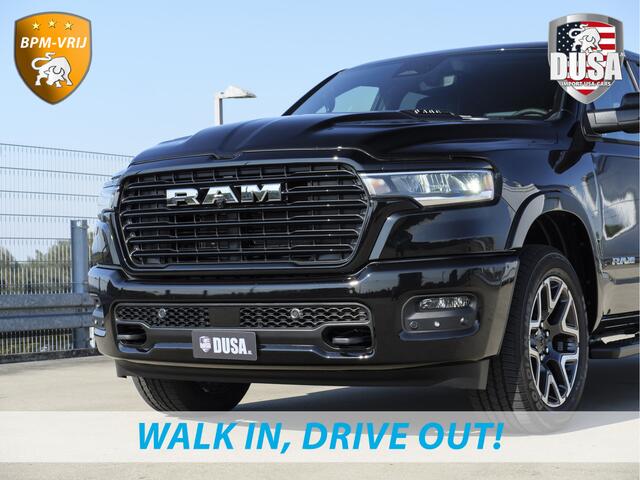 Dodge 1500 RAM | Laramie | Sport | Crew Cab | 4X4 | Panorama | 12-inch Touchscreen | Sport | BPM VRIJ Getoonde accessoires zijn verkrijgbaar tegen meerprijs
