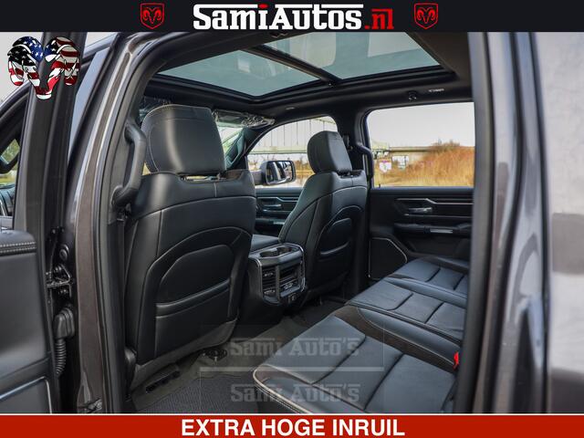 Dodge 1500 Ram Laramie Sport 5.7 V8 HEMI 402PK 4x4 | Panorama dak | 12' Scherm |Granite Crystal Metallic | Crew Cab | 5 Persoons | Dubbele Cabine | DC | VOORRAAD NR 2526 - 1272 |