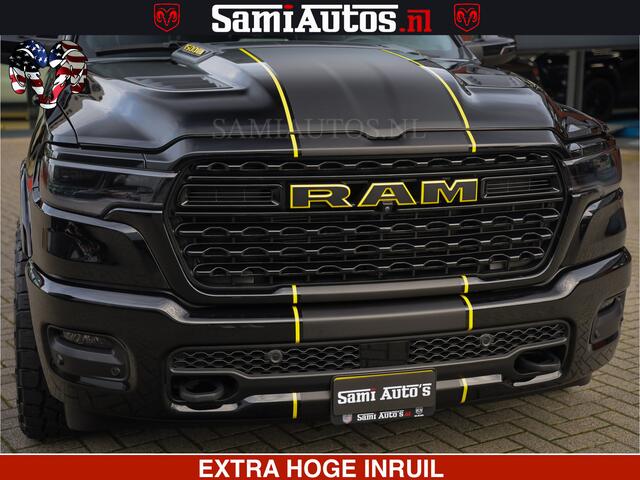 Dodge 1500 Ram Limited Night H.O 540HP 706Nm | Massage + Full Option | De Meest Luxe en Volle Pick-Up in zijn Klasse | Comfortabele Dubbele Cabine met Royale 5 Zitplaatsen | BPM vrij | Nu Leverbaar uit Voorraad | Voorraad Nr 2295 - 8559