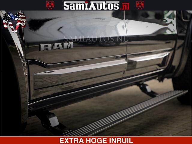 Dodge 1500 RAM Night Premium | Full Option | De Meest Luxe Pick-Up in zijn Klasse | Comfortabele Dubbele Cabine met Royale 5 Zitplaatsen | BPM vrij | Nu Leverbaar uit Voorraad | Voorraad Nr 2200 - 0886