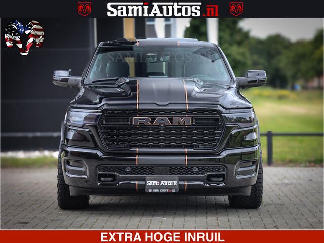 Dodge 1500 Ram Limited SPORT H.O 540HP 706Nm | Massage + Full Option | De Meest Luxe en Volle Pick-Up in zijn Klasse | Comfortabele Dubbele Cabine met Royale 5 Zitplaatsen | BPM vrij | Nu Leverbaar uit Voorraad | Voorraad Nr 2355 - 5149