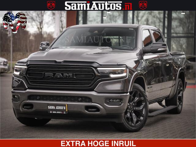 Dodge 1500 Ram LIMITED SPORT | 5.7 V8 HEMI 402PK | MEEST VOLLE LIMITED | PRACHTIGE KLEUR GRANITE CRYSTAL PEARL | CREW CAB | DUBBELE CABINE DC 5 PERSOONS | CREW CAB 5 PERSOONS | DUBBELE CABINE DC | MEEST ROYALE EN COMFORTABELE BEDRIJFSAUTO | HEAD-UP | LUCHTVERING | R