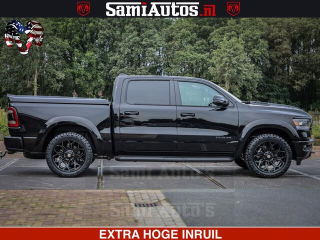 Dodge 1500 Ram Laramie Sport | HEMI 5.7 V8 4x4 | LPG | Grootscherm 12" | LARAMIE PERFORMANCE | ZWART | CREWCAB 5'7 | GRIJSKENTEKEN | DUBBELE CABINE | 5 Persoons | VOORRAAD NR 2525 - 1256