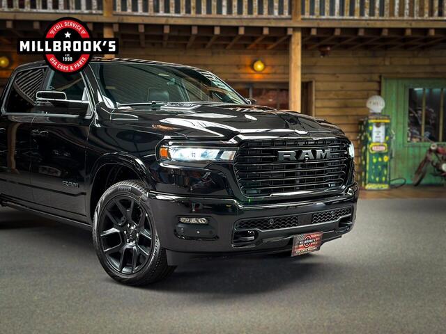 Dodge 1500 Ram 3.0 Hurricane Premium Laramie Night, BPM VRIJ, bomvol, luchtvering, passenger display, panoramadak