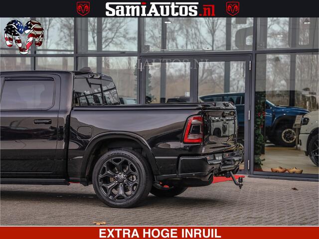 Dodge 1500 Ram LIMITED NIGHT | 5.7 V8 HEMI | HUD | MWK | LUCHTVERING | EERSTE EIGENAAR | BOM VOL ALLE OPTIES | CREW CAB DUBBELE CABINE | 5 PERSOONS | DC | 40000 KM | MEEST VOLLE RAM PICK UP |