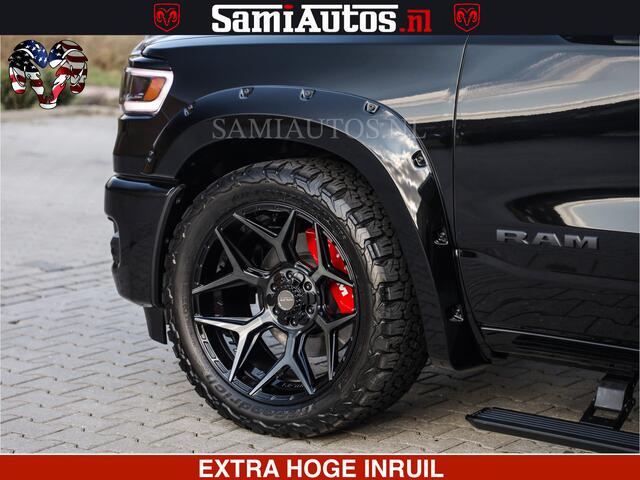 Dodge 1500 Ram Limited Night High Output 540HP 706Nm | Massage + Full Option | De Meest Luxe en Volle Pick-Up in zijn Klasse | Comfortabele Dubbele Cabine met Royale 5 Zitplaatsen | BPM vrij | Nu Leverbaar uit Voorraad | Voorraad Nr 2357 - 5182