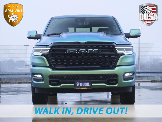 Dodge 1500 RAM | | Limited | 3.0L Twin-Turbo I6 | High Output | BPM-VRIJ | Arctic Borealis | 14,4'' U Connect | RAMBOX Getoonde accessoires zijn verkrijgbaar tegen meerprijs