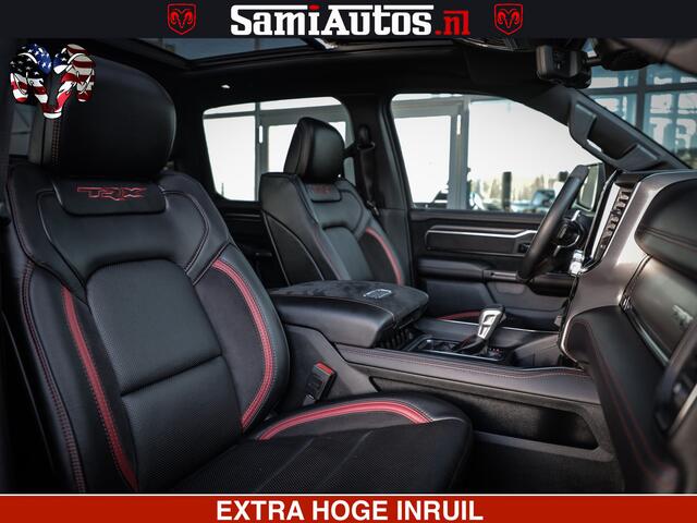 Dodge 1500 Ram TRX 6.2 4X4 | FULL PPF WRAP | HELLCAT | DIGI CLUSTER | RAMBAR | BEADLOCK WHEELS | PANORAMA | HEADUP | 360CAM | 12'' MULTIMEDIA | CARBON PACK | 3500KG | ZEER EXCLUSIEF