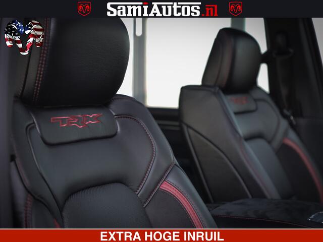 Dodge 1500 Ram TRX 6.2 4X4 | FULL PPF WRAP | HELLCAT | DIGI CLUSTER | RAMBAR | BEADLOCK WHEELS | PANORAMA | HEADUP | 360CAM | 12'' MULTIMEDIA | CARBON PACK | 3500KG | ZEER EXCLUSIEF