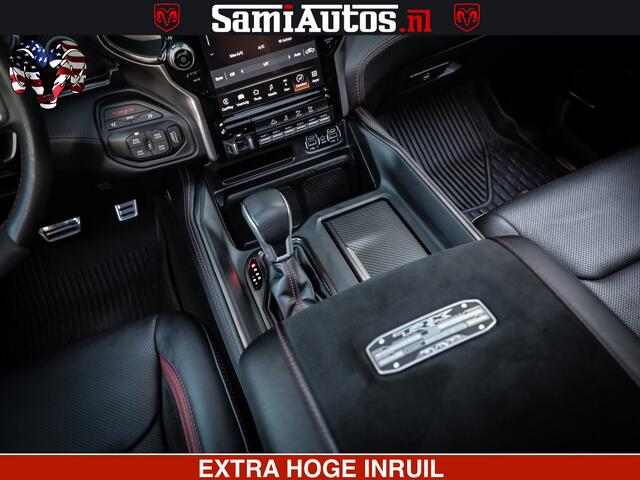 Dodge 1500 Ram TRX 6.2 4X4 | FULL PPF WRAP | HELLCAT | DIGI CLUSTER | RAMBAR | BEADLOCK WHEELS | PANORAMA | HEADUP | 360CAM | 12'' MULTIMEDIA | CARBON PACK | 3500KG | ZEER EXCLUSIEF