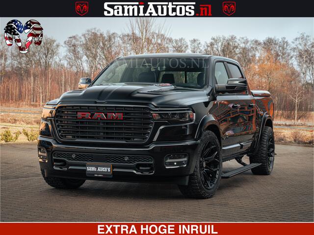 Dodge 1500 RAM Night Premium | Full Option | De Meest Luxe Pick-Up in zijn Klasse | Comfortabele Dubbele Cabine met Royale 5 Zitplaatsen | BPM vrij | Nu Leverbaar uit Voorraad | Voorraad Nr 2200 - 0886