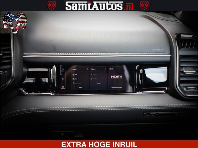 Dodge 1500 Ram Limited Night High Output 540HP 706Nm | Massage + Full Option | De Meest Luxe en Volle Pick-Up in zijn Klasse | Comfortabele Dubbele Cabine met Royale 5 Zitplaatsen | BPM vrij | Nu Leverbaar uit Voorraad | Voorraad Nr 2351 - 7478
