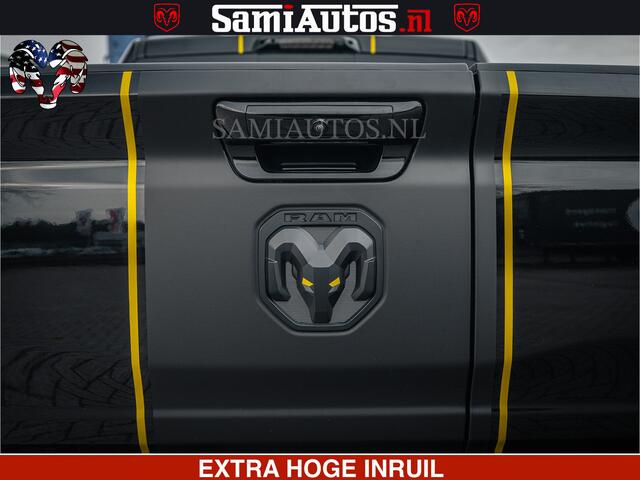 Dodge 1500 Ram Limited Night H.O 540HP 706Nm | Massage + Full Option | De Meest Luxe en Volle Pick-Up in zijn Klasse | Comfortabele Dubbele Cabine met Royale 5 Zitplaatsen | BPM vrij | Nu Leverbaar uit Voorraad | Voorraad Nr 2295 - 8559