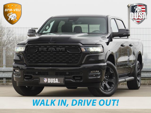 Dodge 1500 RAM | Bighorn | 3.0L I6 Hurricane | Crew Cab | 4X4 | Stuur/stoel verwarming | Night edition Getoonde accessoires zijn verkrijgbaar tegen meerprijs